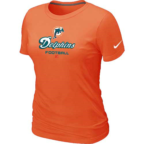 Nike Miami Dolphins Women's Critical Victory NFL T-Shirt - Orange